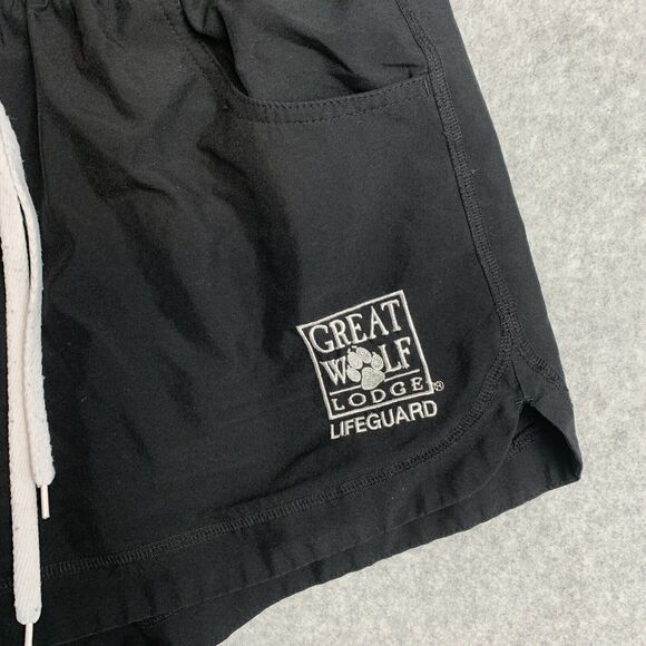 Great Wolf Lodge Lifeguard Women’s Swim Shorts - Uniform- Small - Paw Print - Picture 2 of 6